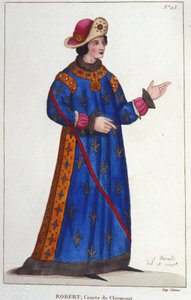 روبرت من فرنسا ، كونت كليرمون (1256-1318). أمير الكابتن. بواسطة فنان غير معروف