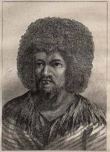 الرحلة الثانية (1772-1775) للكابتن جيمس كوك (1728-1779): صورة لأو تو (أو أيضًا) ، ملك تاهيتي - رسم توضيحي مأخوذ من "البحارة العظماء في القرن الثامن عشر" بواسطة فنان غير معروف