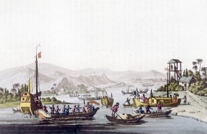 سفن من Cochinchine. Bibliotheque des Arts décoratifs de Paris in "" الزي القديم والحديث " بواسطة فنان غير معروف