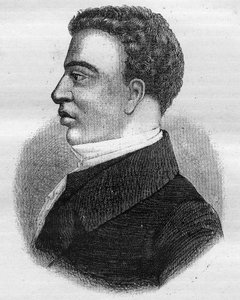 Simon Deutz (1802-1844) أو Hyacinthe de Gonzague أو Sylvain Delatour - الرجل الذي سلم دوقة بيري إلى سلطات ملكية يوليو في عام 1832. بواسطة فنان غير معروف