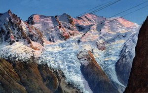 تيليفيريك بلانبرا لو بريفنت شامونيه، هوت سافوا، رون ألب، فرنسا بواسطة فنان غير معروف