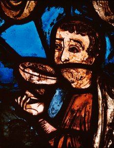 اكتشاف النبيذ (الزجاج الملون) بواسطة فنان غير معروف