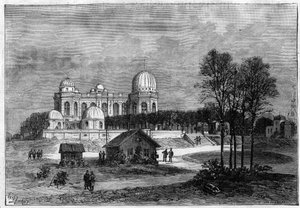 تم توسيع مرصد باريس عام 1883 بواسطة فنان غير معروف