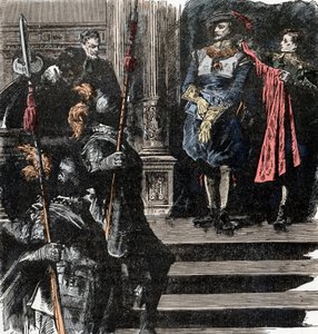 حرب الثلاثين عامًا: تقاعد دوق فريدلاند من الجيش - حرب الثلاثين عامًا (1618-1648): انسحاب ألبريشت (ألبرت) فون فالنشتاين (والدشتاين) (1583-1634) من منصبه على رأس الجيش ، 24 يناير بواسطة فنان غير معروف