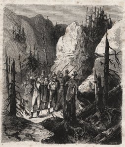 اعتقال المواطن التيرولي أندرياس هوفر (1767-1810) - المواطن التيرولي أندرياس هوفر (1767-1810) اعتقل من قبل القوات الإيطالية في 19/01/1810 نقش 1879 في "تاريخ المجتمع والأفكار السياسية والدينية" بقلم بيير زكون (1817 بواسطة فنان غير معروف