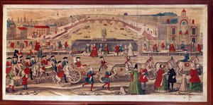 منظر لـ Pont-Neuf في باريس يمكنك أيضًا مشاهدة فندق Hotel de Conty ودير Saint Germain des Pres وكلية الأمم الأربعة و Invalides و Mont du Calvaire و Quai d