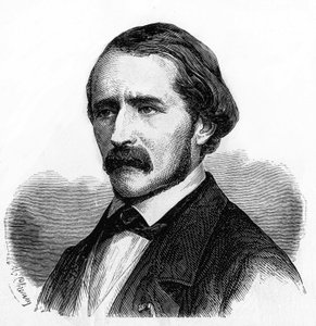 صورة للفيلسوف الفرنسي اميل سايسه. 1814-1863. بواسطة فنان غير معروف