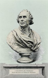 صورة جيوفاني جياكومو كازانوفا (1725-1798) ، مغامر وكاتب إيطالي. بواسطة فنان غير معروف