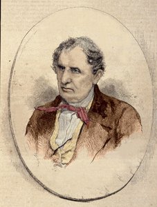 صورة جيمس فينيمور كوبر (1789-1851) ، الروائي الأمريكي. بواسطة فنان غير معروف