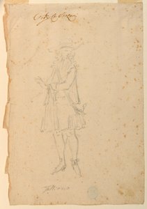 رسم، تصميم أزياء: رجل العالم للباليه، حوالي عام 1720