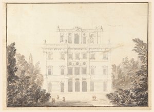 رسم، تصميم لكازينو في حديقة، 1728-1784