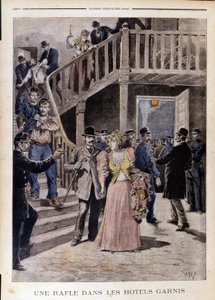 جولة في الفنادق - في "" Le Petit Journal "" du 04/08/1895 بواسطة فنان غير معروف
