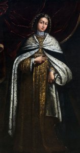 Agnes of Faucigny (morte en 1268) ، زوجة Peter II ، Count of Savoy (Pierre II de Savoie) - مجهول - القرن السابع عشر - زيت على قماش بواسطة فنان غير معروف