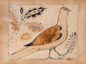 طائر بواسطة فنان غير معروف