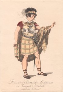 شخصيات من إنتاج ألماني لـ Macbeth (واحدة من ستة نقوش) بواسطة فنان غير معروف