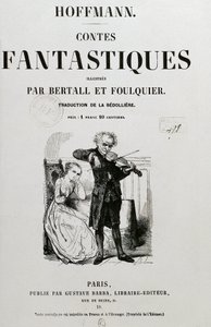 عضو المجلس كريسبيل (رات كريسبيل) ، غلاف "Les contes fantastiques" بقلم إرنست ثيودور أماديوس هوفمان بواسطة فنان غير معروف
