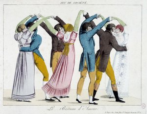 Dance movement called “The Cradle of Love””, early 19th century بواسطة فنان غير معروف