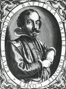 جيامباتيستا باسيلي (1566-1632) شاعر نابولي ووسيط وجامع حكايات خرافية. بواسطة فنان غير معروف