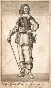 Henry Ireton, Lord Deputy of Ireland (engraving) بواسطة فنان غير معروف