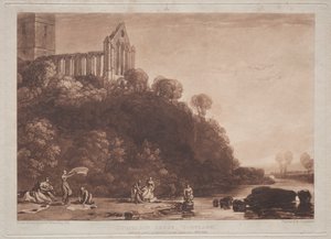 Liber Studiorum: Dumblain Abbey ، اسكتلندا بواسطة فنان غير معروف