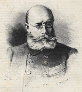 لويس ليون سيزار فيدربه (1818 - 1889) الجنرال الفرنسي والمستعمر ، نقش من القرن التاسع عشر. مجموعة Bianchetti بواسطة فنان غير معروف