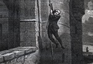 Masers De Latude يهرب من الباستيل - Escape de la Bastille بواسطة Jean Henry ، dit Danry ، dit Masers de Latude (1725-1805) - نقش في "" Dictionnaire populaire illustrious "" - 1864 - بواسطة جوزيف ديسمبري وإدموند ألونييه - بواسطة فنان غير معروف