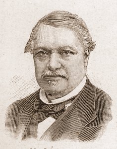 أعضاء أكاديمية Francaise في عام 1895: صورة ليون ساي (1826-1896) ، اقتصادي وسياسي فرنسي. بواسطة فنان غير معروف