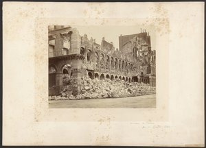 [وزارة المالية، بعد حريق عام 1871] بواسطة فنان غير معروف