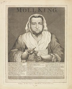 Moll King (صورة محفورة على جانب العريضة لعشيقة King