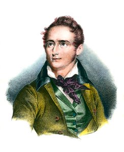 Portrait of Alphonse de Lamartine (1790-1869) poet francais Engraving of the 19th century Private collection بواسطة فنان غير معروف