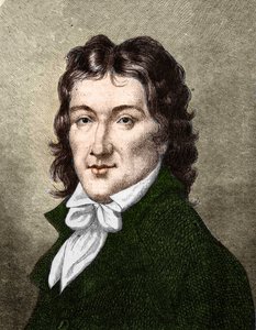 صورة لكاميل ديسمولين (1760-1794) ، سياسي فرنسي. بواسطة فنان غير معروف