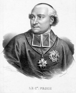 صورة للكاردينال جوزيف فيش ، عم نابليون بونابرت (1763-1839). بواسطة فنان غير معروف