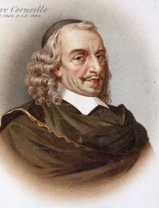 صورة لكورنيل (1606 - 1684). الطباعة الحجرية الملونة في القرن التاسع عشر. بواسطة فنان غير معروف