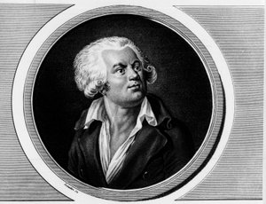صورة لجورج جاك دانتون ، محامٍ تقليدي (1759-1794). نقش في "" مجموعة كاملة من اللوحات التاريخية للثورة الفرنسية ، في ثلاثة مجلدات. "" 1804. بواسطة فنان غير معروف