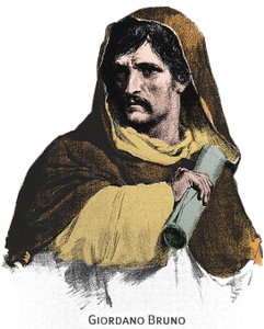 صورة لجيوردانو برونو (1548-1600). بواسطة فنان غير معروف