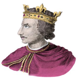 صورة هنري الأول بيوكليرك (1068-1135) ، ملك إنجلترا النورماندي الثالث. نقش القرن التاسع عشر بواسطة فنان غير معروف