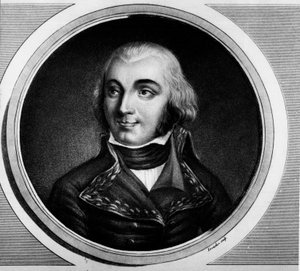 Portrait of Jean Baptiste, Count Jourdan, marechal of France (1762-1833). Engraving in “” Complete collection of historical paintings of the French revolution, in three volumes.””” 1804. بواسطة فنان غير معروف