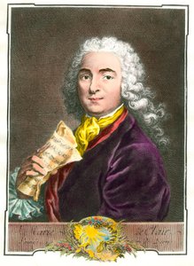 Portrait of Jean Marie Leclair (1697-1764) musician, composer and ballet master of the king