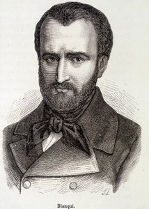 صورة لويس أوغست (لويس أوغست) بلانكي (1805-1881) الاشتراكي الفرنسي والمنظر الثوري بواسطة فنان غير معروف