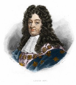 صورة لويس الرابع عشر (1638 - 1715) ، ملك فرنسا. بواسطة فنان غير معروف