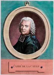 صورة لنيكولا لويس دي لاكاي (1713 - 1762) ، عالم الفلك الفرنسي. نقش القرن الثامن عشر. مجموعة خاصة. بواسطة فنان غير معروف