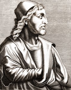 صورة لسيمون مارتيني (1283 - 1344). بواسطة فنان غير معروف