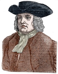 صورة وليام بن (1644-1718) مؤسس ولاية بنسلفانيا. مصلح ديني إنجليزي وكاتب عمود. بواسطة فنان غير معروف