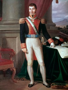 صورة للإمبراطور المكسيكي أوجستين إيتوربيدي (1783-1824) لوحة مجهولة الهوية ، كاليفورنيا. 1821 المتحف التاريخي الوطني ، شاتو دي تشابولتيبيك المكسيك بواسطة فنان غير معروف