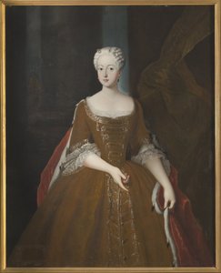 الأميرة فريدريك لويز من بروسيا - صورة للأميرة فريدريك لويز من بروسيا (1714-1784) ، مارغرافين من براندنبورغ-أنسباخ ، مجهول. زيت على قماش بواسطة فنان غير معروف