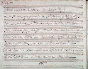 استئناف الأوبرا تتويج داريوس لجوزيبي ألدروفانديني (1703) بواسطة فنان غير معروف