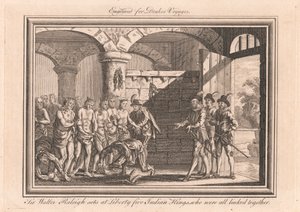 مجموعات السير والتر رالي في Liberty Five Indian Kings ، الذين كانوا جميعًا مرتبطين معًا بواسطة فنان غير معروف