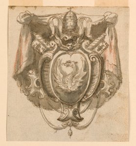 شعار نبالة البابا غريغوريوس الثالث عشر (1572-1585) بواسطة فنان غير معروف
