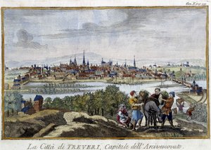 ترير حوالي عام 1790 بواسطة فنان غير معروف