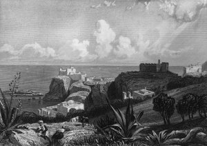 منظر لرأس بيسكاد في الجزائر في القرن التاسع عشر ، في "L'Algerie ancien et moderne" بقلم ليون غاليبرت بواسطة فنان غير معروف